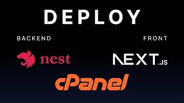 Deploy Next js & Nest js in CPanel