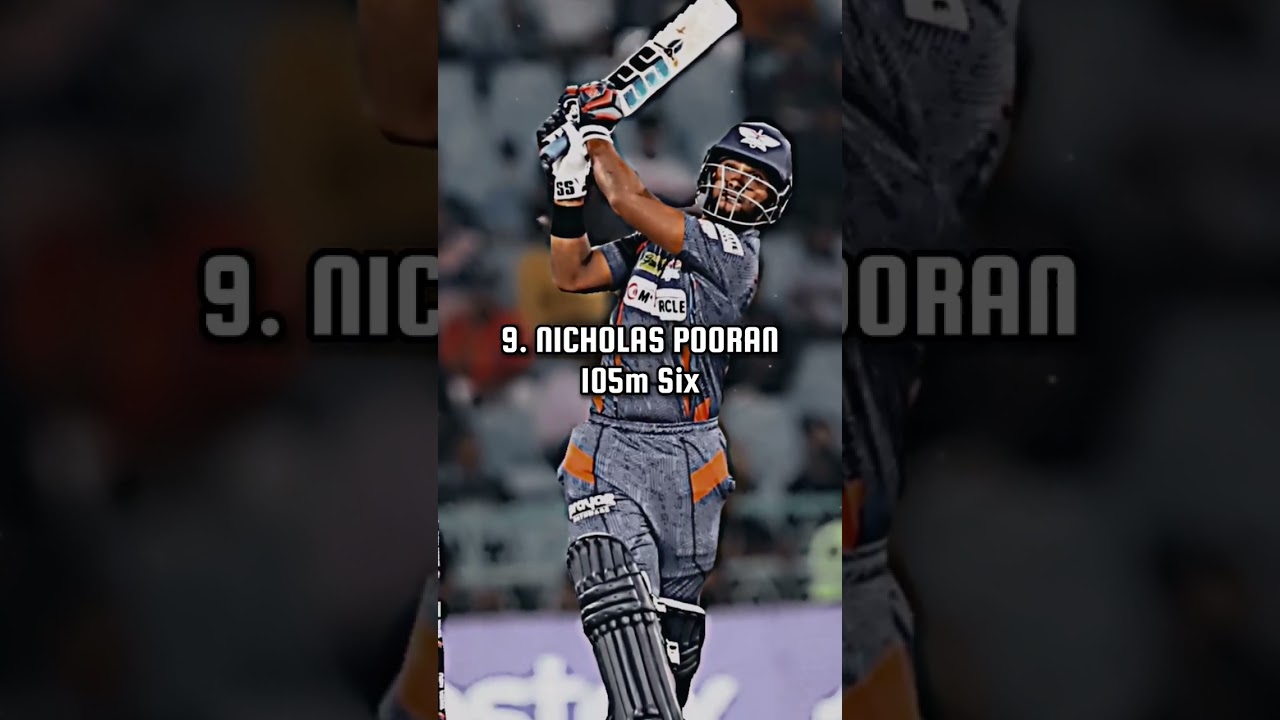 Longest Six in IPL 🥵🥶🥵🥶 