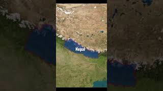 can you name all 7 neighboring country of India? 👀 #global #geography #maps #india #geographyfacts