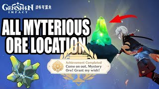 Fontaine All Mysterious Ore Location Arkhium Stock Genshin Impact 41 Achievement
