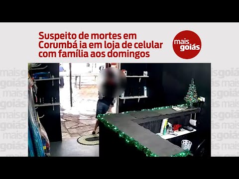 Suspeito de mortes em Corumbá ia em loja de celular com família aos domingos