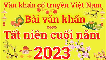 Văn khấn tất niên cuối năm