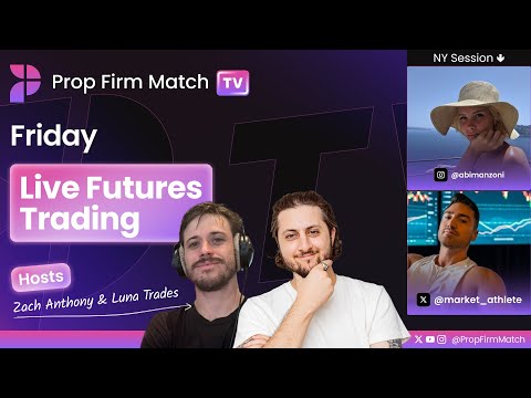 PCE News Friday! | LIVE Futures Trading | NY Session w/ Zarb | Prop Firm Match TV