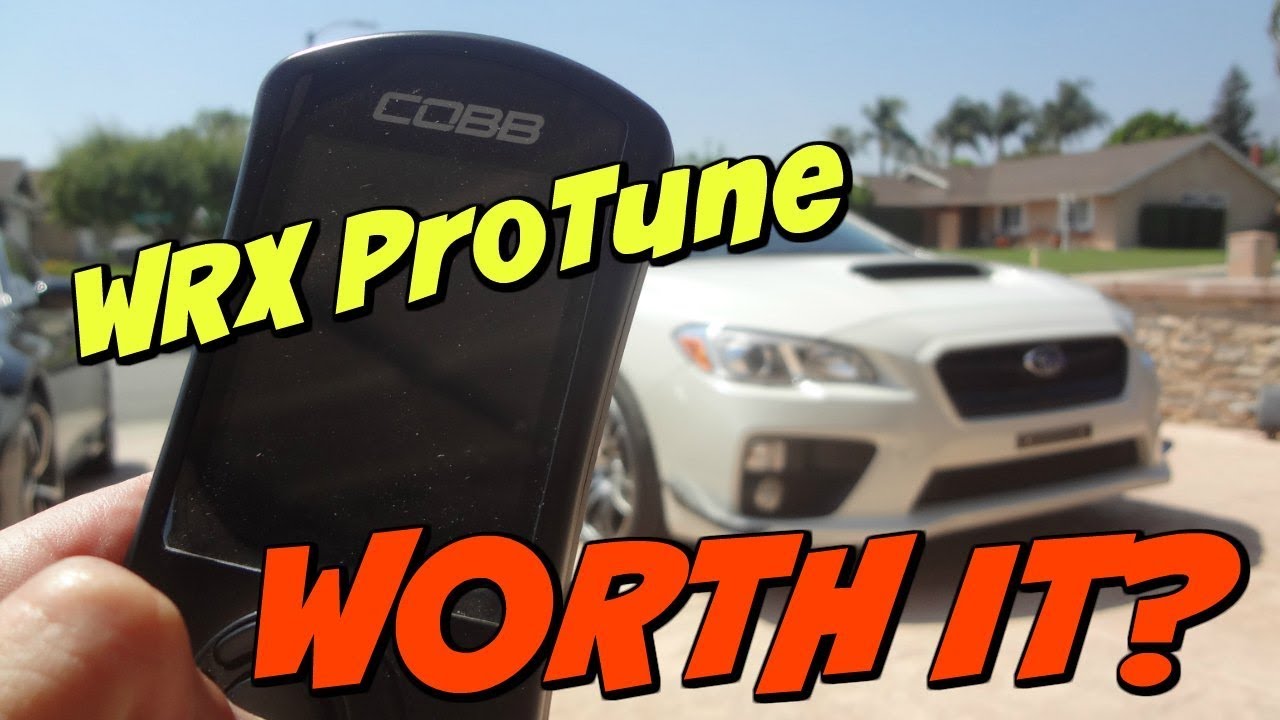 COBB PROTUNE ON YOUR 2015+ SUBARU WRX WORTH IT?