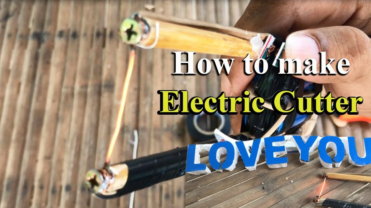 How to Make an Electric​​ Styrofoam Cutter /​​ By yourself Easy​​ / Primitive Creative