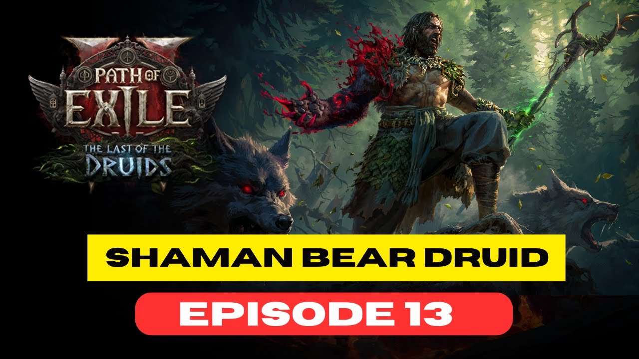 POE2 Fate of the Vaal | Bear Druid Playthrough Ep 13 – Bog Rituals & Witch Boss Fight 