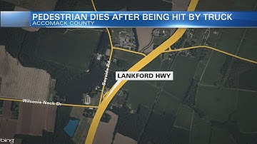 Man dies after auto-pedestrian crash in Accomack County Saturday night