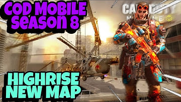 *NEW* HighRise Map in Season 8 Call Of Duty Mobile Gameplay TDM and Sniper Only