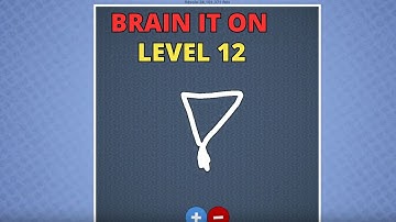 How to complete level 12 Brain it on tutorial soluce - 3 stars Separate the magnets tutorial