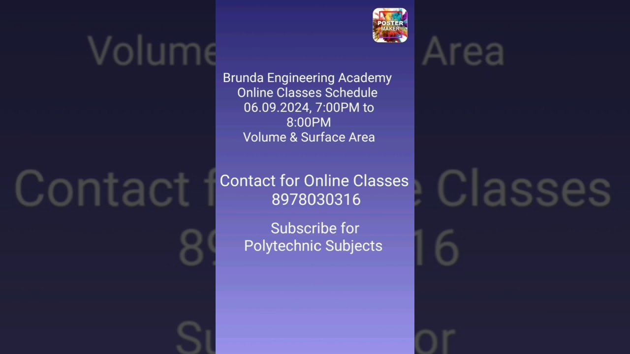 Online Classes schedule on 06/09/2024 for Diploma First year Smart Learners