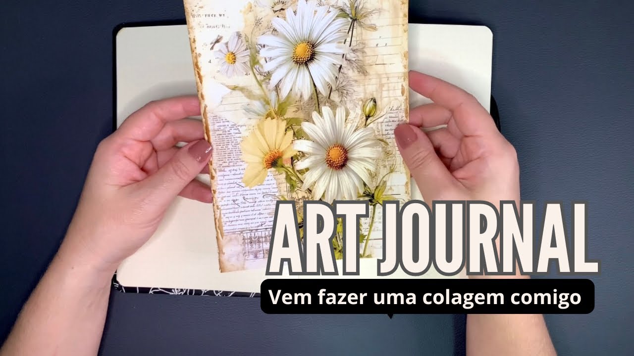 Art Journal Primavera - Vem fazer uma colagem comigo #artjournal #colagem #artjournaling