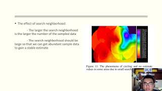 The effects of factors of spatial correlation analysis on Kriging