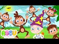 5 Little Monkeys | Aggu - The Little Wizard