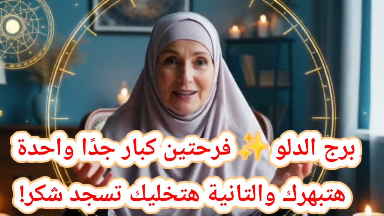 برج الدلو حظك اليوم ✨ فرحتين كبار جدًا… واحدة هتبهرك والتانية هتخليك تسجد شكر!