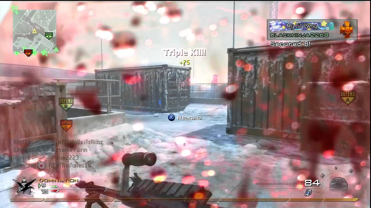 MW2: 1 Minute Nuke On Sub Base w/ AUG HBAR