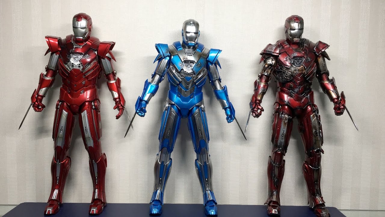 hot toys iron man mark 33 silver centurion