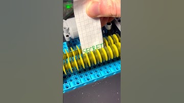 LEGO Technic Paper Shredder Demo