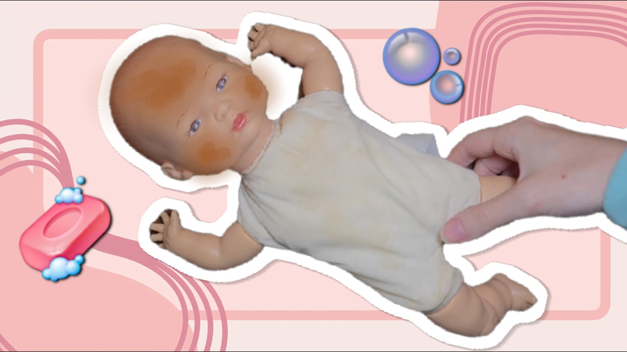 How to Wash Baby Dolls Cleaning Vintage Dirt Off