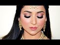 NATURAL GLOWY INDIAN WEDDING GUEST MAKEUP TUTORIAL