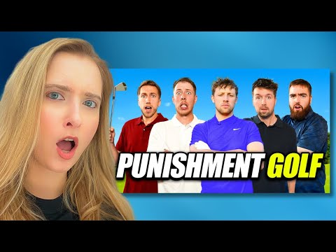 Reaction to BIG WEDGE PUNISHMENT GOLF CHALLENGE!