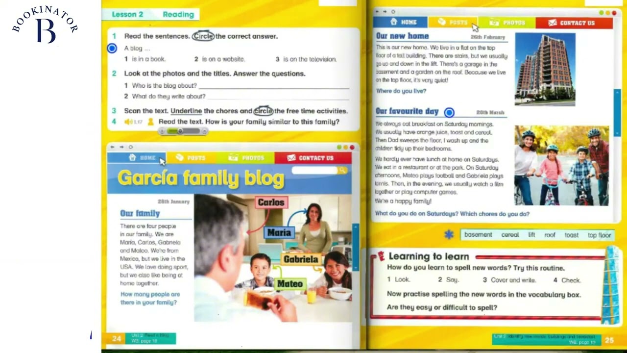 ACADEMY STARS 3  UNIT 2 / LESSON 2- READING