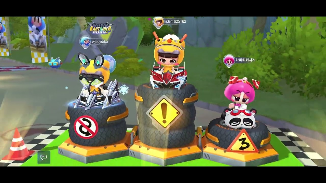 카트라이더 2판째했습니다