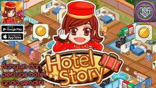 Bangun dan perluas hotel anda sendiri, Hotel Story: Resort Simulation (Android/IOS) screenshot 2