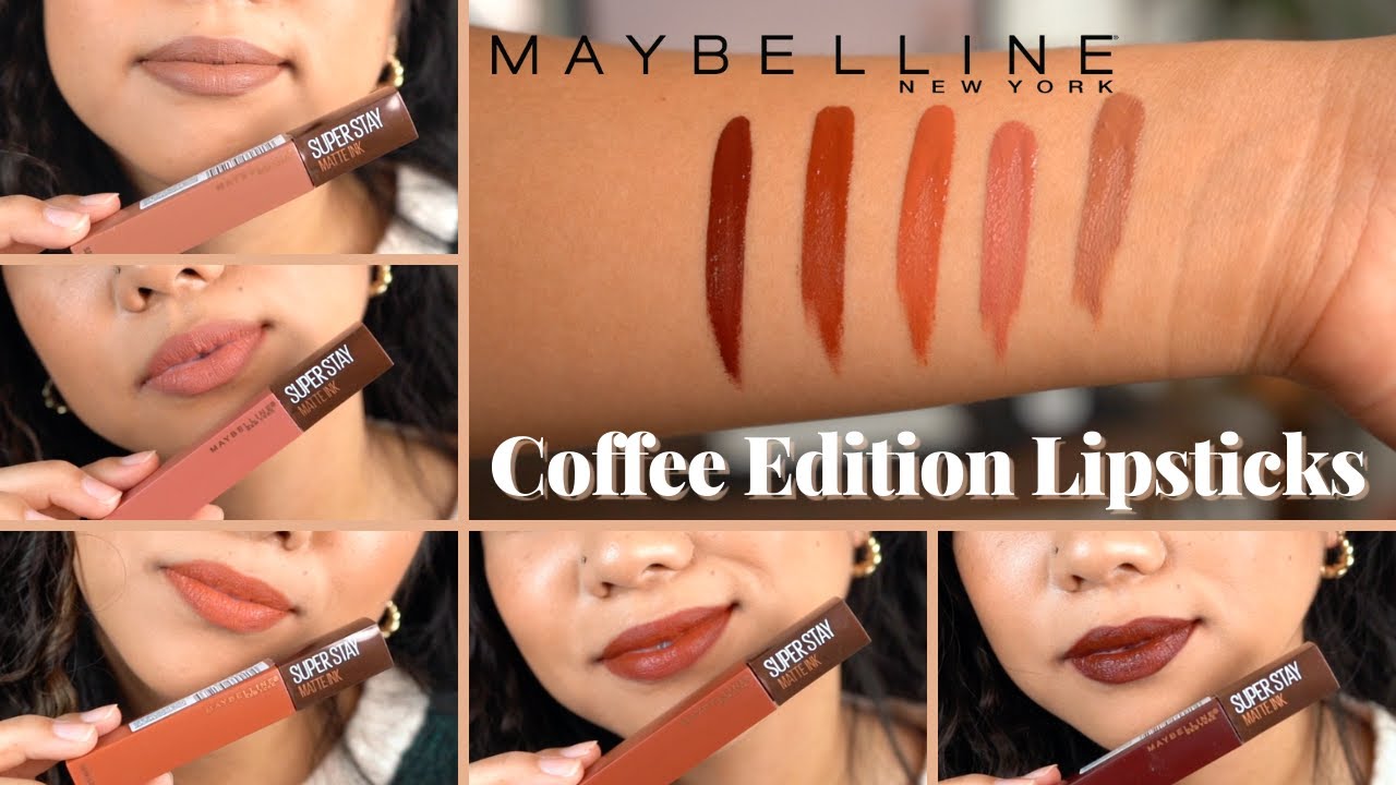 MAYBELLINE SUPERSTAY MATTE INK COFFEE EDITION