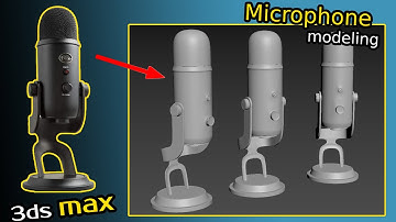 microphone modeling in 3dsmax