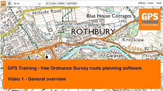 Free Ordnance Survey route planning software - 1 - Overview screenshot 5
