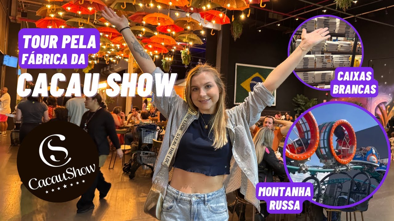 🍫TOUR COMPLETO FÁBRICA da Cacau Show | Quanto custa | OUTLET | Vale a pena visitar a Mega Store?