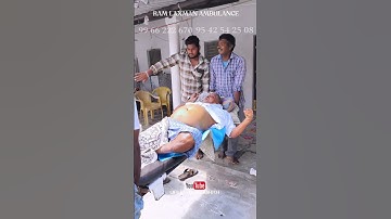 RAM LAXMAN AMBULANCE MIRYALAGUDA #ambulanceslife #life #miryalaguda #trendingshorts