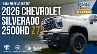 2026 Chevy Silverado 2500HD ZR2 | Full Walkaround & Features