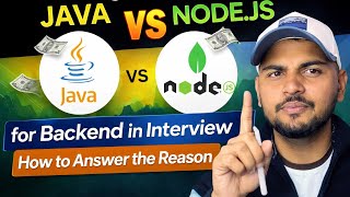 Java vs Node.js for Backend 🔥 What Should You Choose? | Interview Answer Explained #java #node #dev