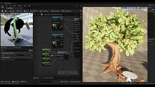 Wind Effect on Foliage Textures in Unreal Engine