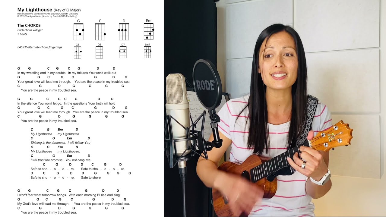 My Lighthouse: Ukulele Strum and Sing Along - YouTube