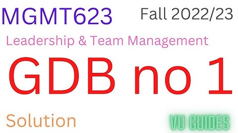 MGMT623 GDB Solution 2023 / MGMT623 GDB 1 Solution fall2022 #mgmt623 #gdbsolution #fall2022