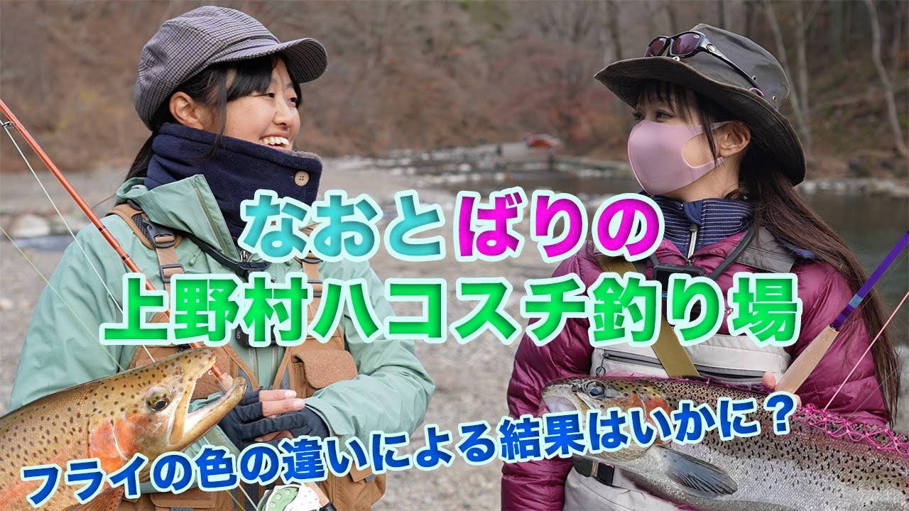 なおとばりの上野村ハコスチ釣り場【ペレットフライで色による反応を調べてみた】