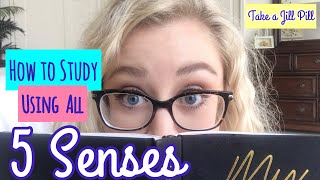 HOW TO STUDY USING ALL 5 SENSES - Take a Jill Pill
