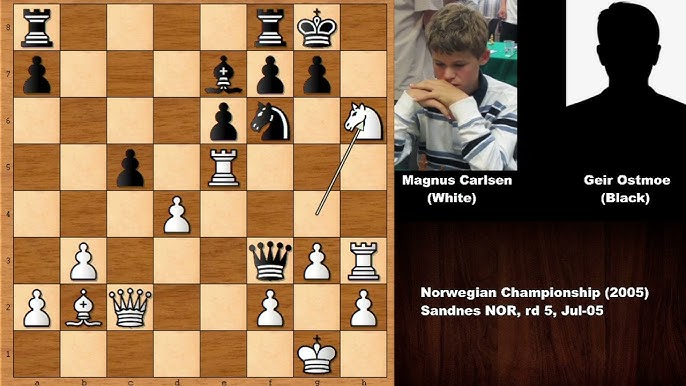 Best Games of Magnus Carlsen, Laussane Young Masters 2005, Part 3