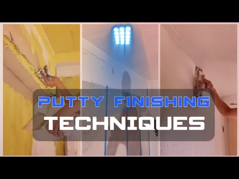 Amazing construction techniques putty finishing Ep-2 ...