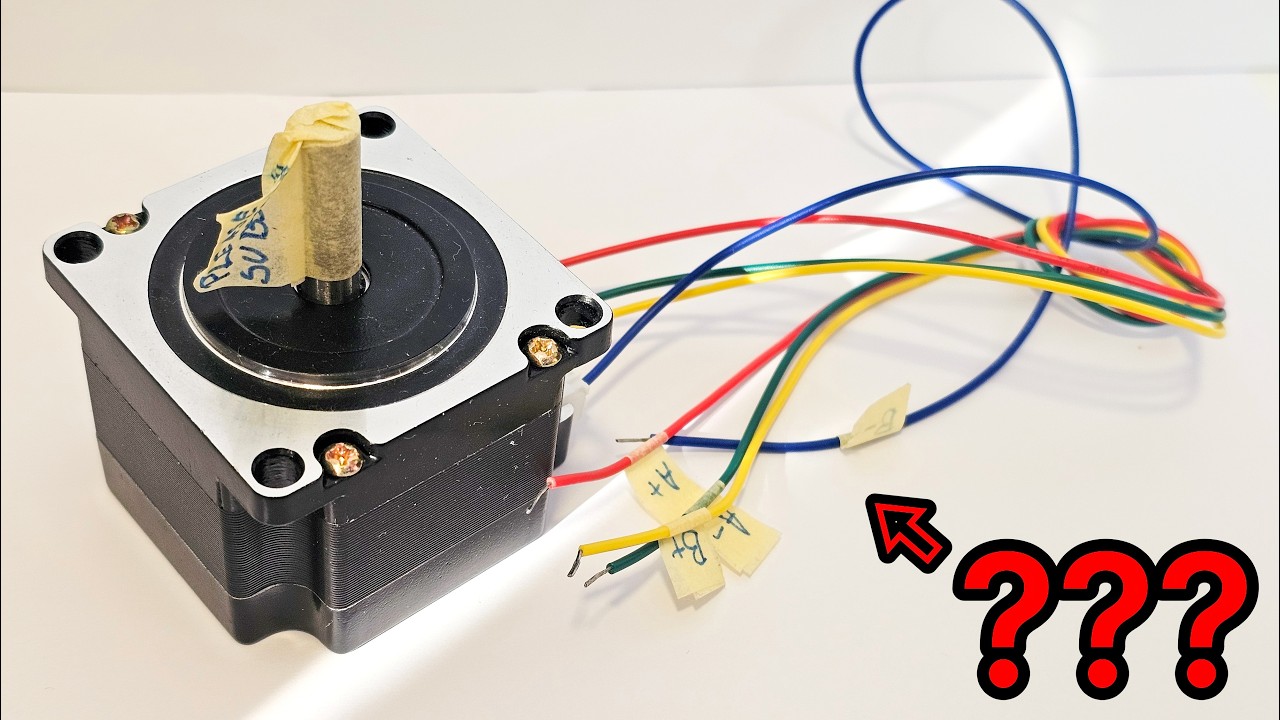 How to Identify Stepper Motor Wires (Find A+/A- & B+/B-)