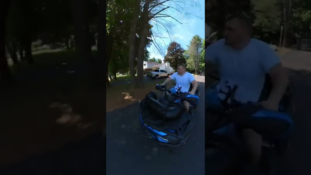 Riding my ATV in my BACKYARD !! YouTube