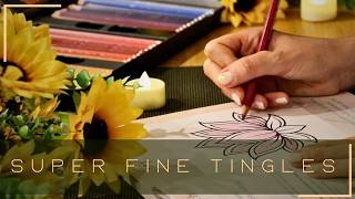 ASMR | Super Fine Tingles for Relaxation  (Book ASMR - Writing -Coloring - Stickers ASMR) screenshot 3