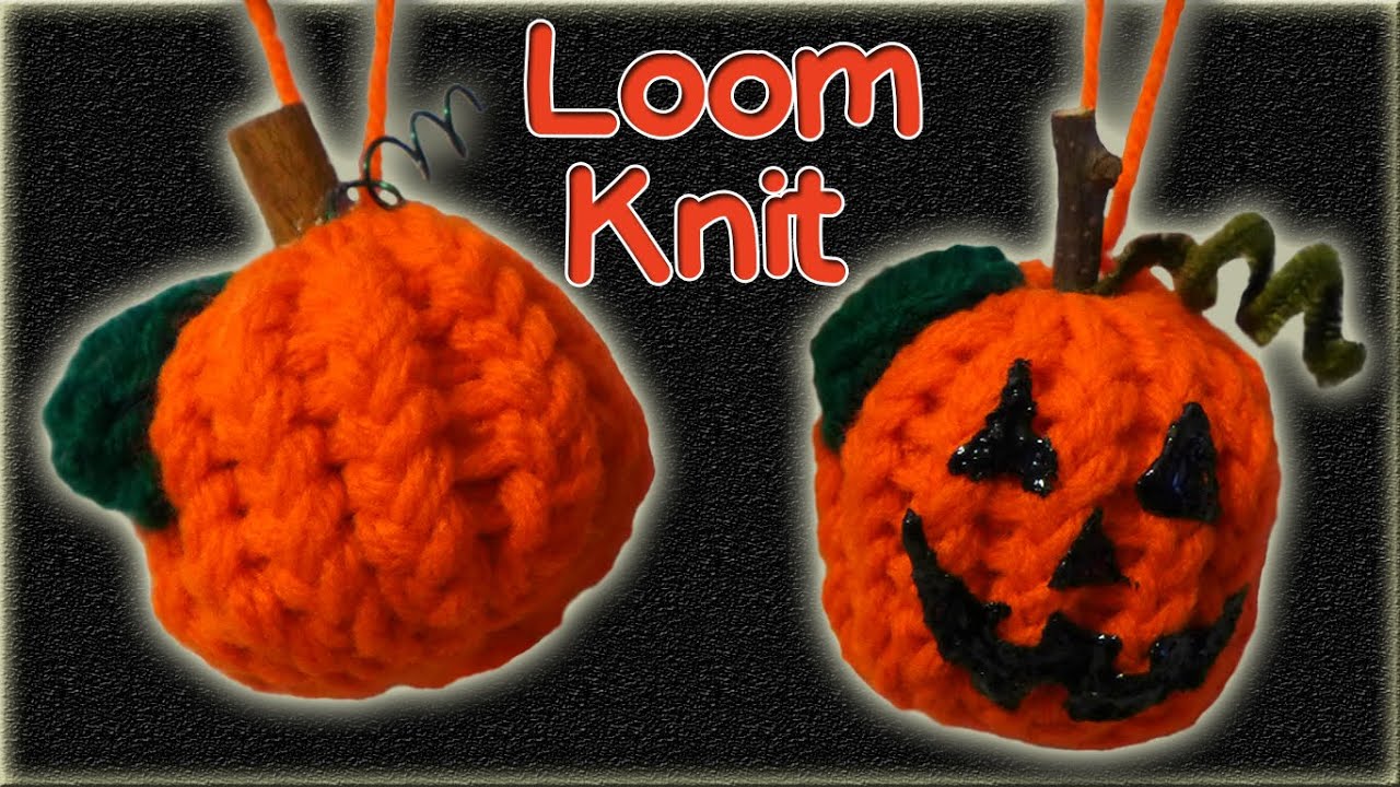 Loom Knit Pumpkins  Loom knitting stitches, Loom knitting projects, Loom  knitting