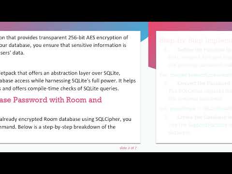 How to Change the SQLCipher Password in Your Encrypted Android Room Database