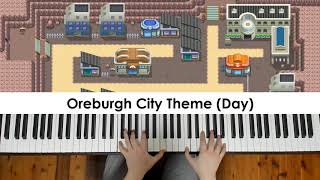 Pokémon Diamond & Pearl - Oreburgh City (Day) (Piano Cover)  | Dedication 742