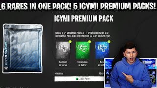 6 RARES IN ONE PACK! 5 ICYMI PREMIUM PACKS! INSANE PULLS!