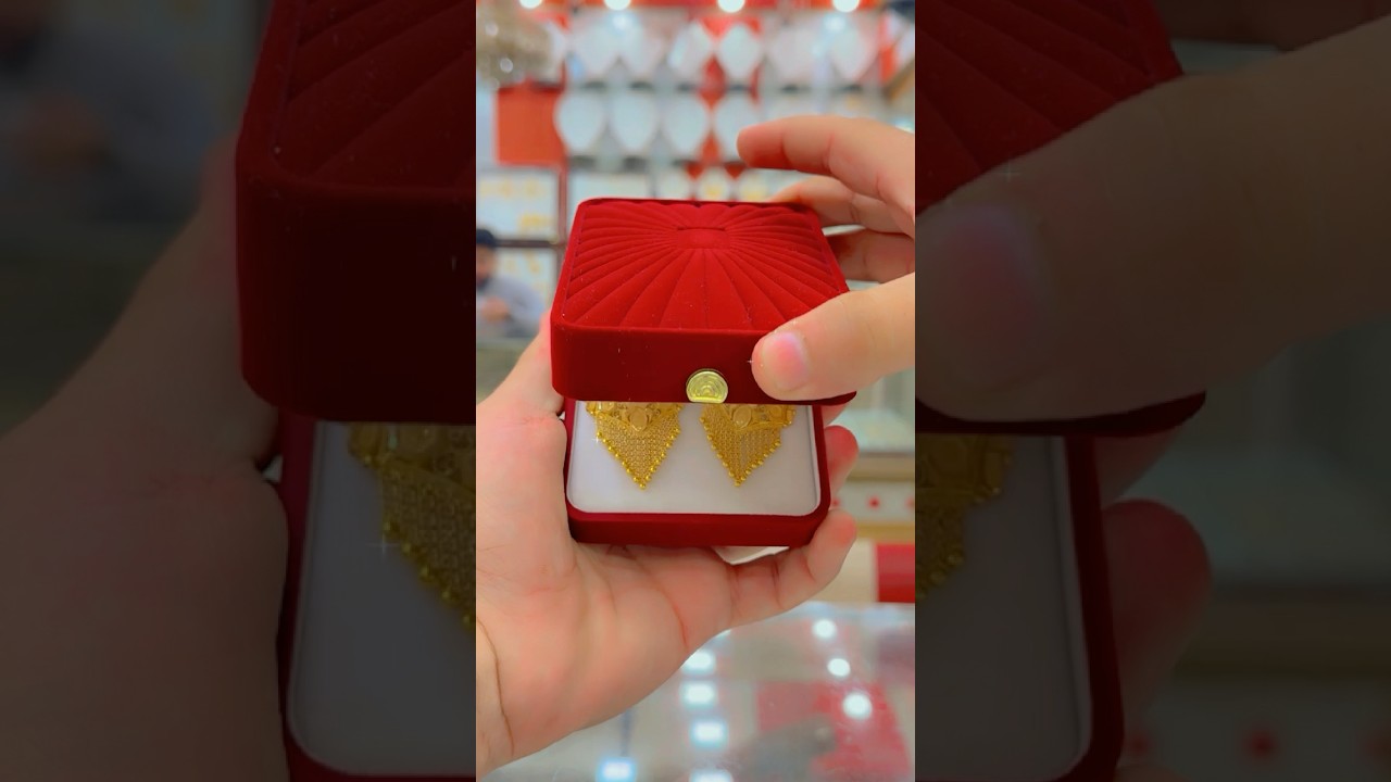 21k gold earrings design✨