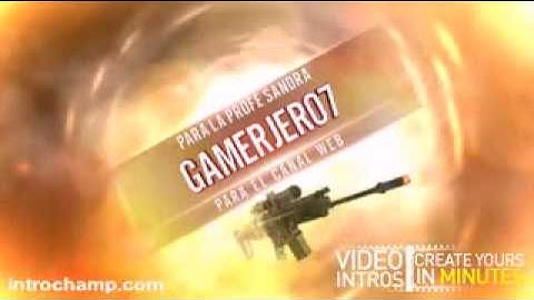 Fire In The Hole sniper   IntroChamp   Customizable video intros